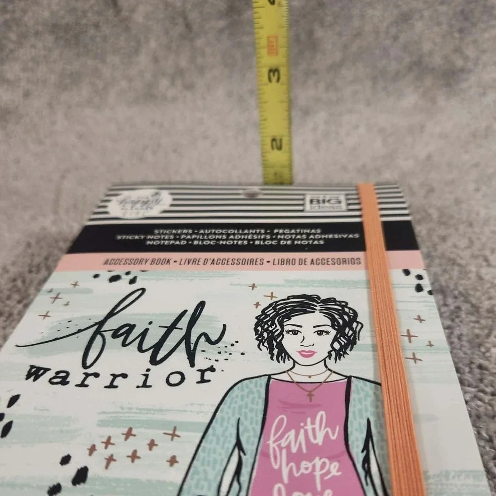 The Happy Planner Sticker Book Bundle Floral Layered Boxes Faith Warrior 3pk